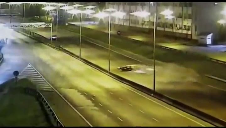 El video del choque de Nahuel Zárate - Fuente: YouTube