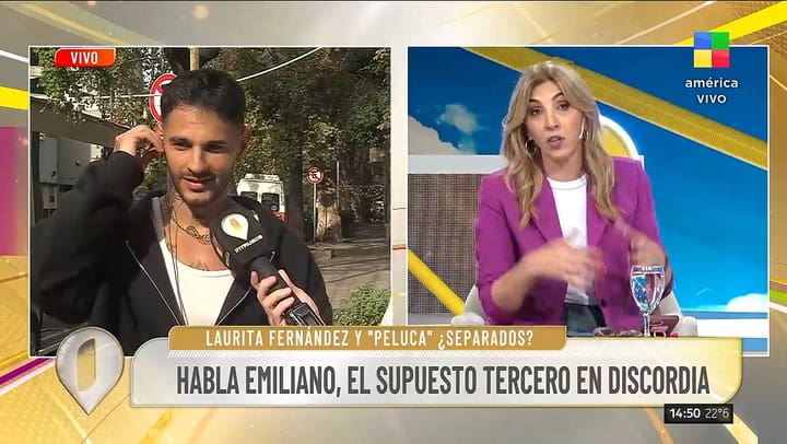 Hablo el presunto tercero en discordia entre Laurita Fernandez y Claudio Brusca