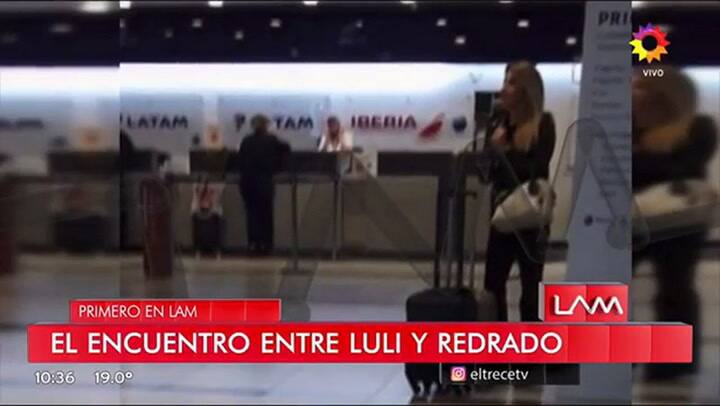 El encuentro de Luciana Salazar y Martín Redrado, en su casa de Nordelta - Gentileza: eltrece