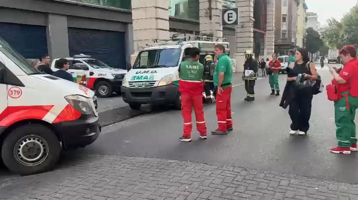 Incendio en el shopping Abasto