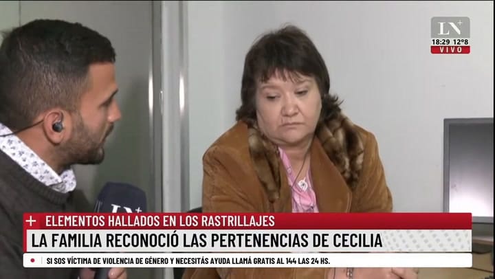Habla Gloria, la mamá de Cecilia: 'Vi el buzo que tenía la última vez que la vi'