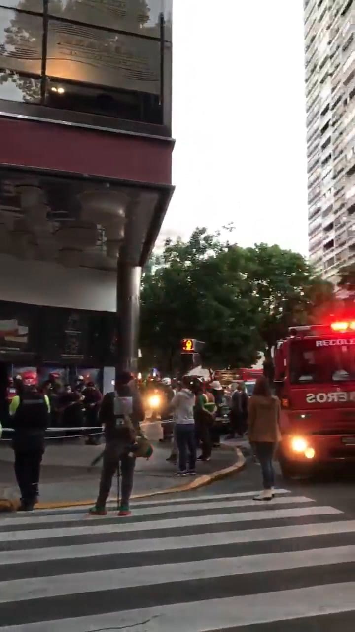 Derrumbe en el Cinemark Palermo