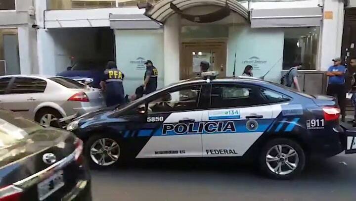 El momento de la detención