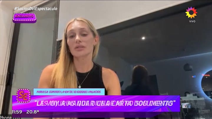 Hablo la supuesta amante de Exequiel Palacios