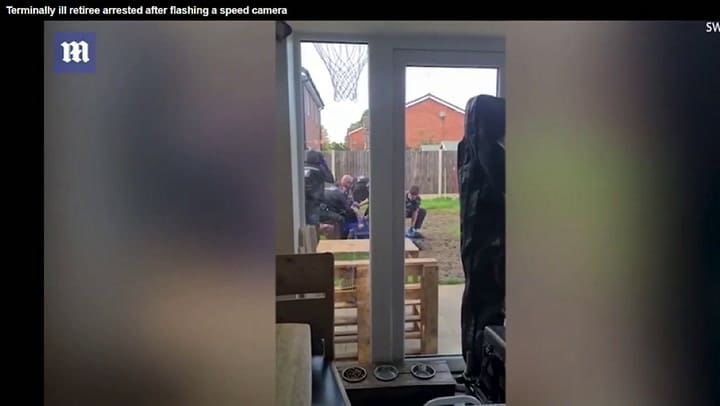 Jubilado con una enfermedad terminal fue arrestado y cumplió un objetivo de su lista de deseos