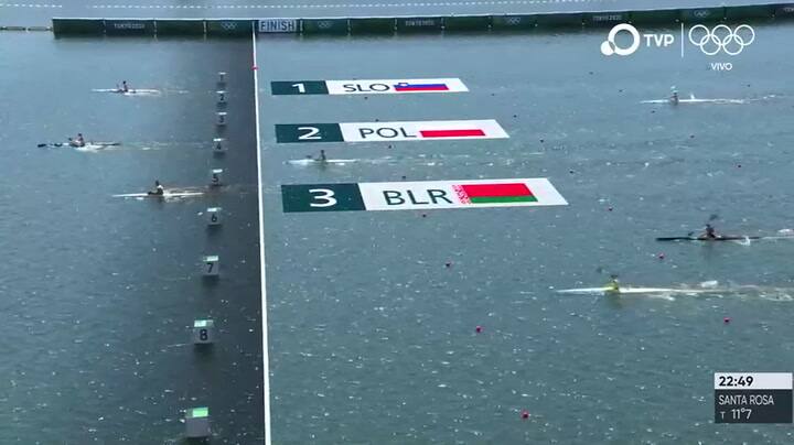 La carrera de Brenda Rojas en el K1 500 femenino