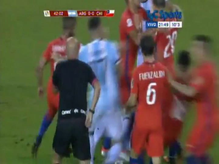 La roja a Marcos Rojo