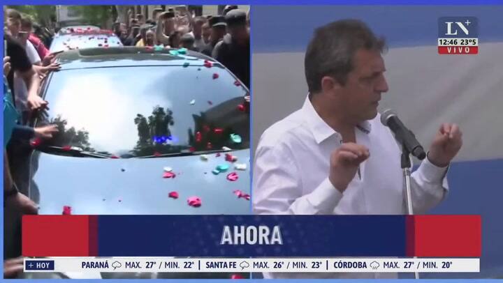 Habla Sergio Massa Tenemos Que Transmitir Tranquilidad