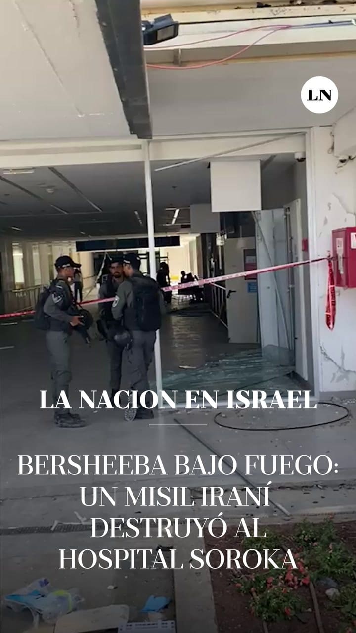 Terror y devastación en el hospital israelí golpeado por un misil iraní: por qué no hubo muertos