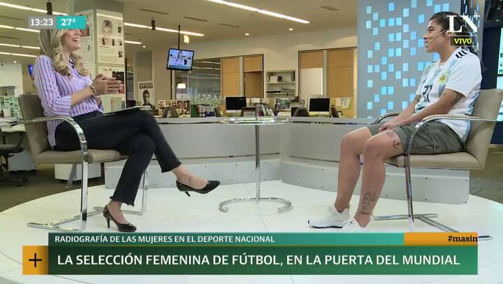 Micaela Cabrera habló del fútbol femenino de cara al próximo Mundial