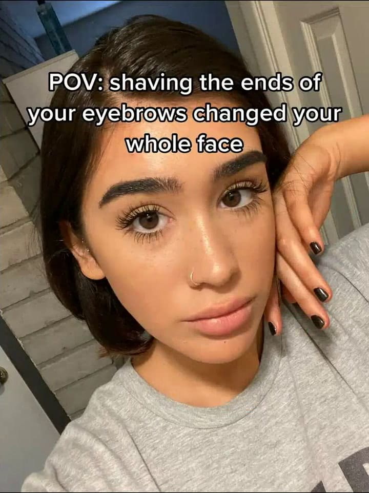 Así luce la joven que logró parecerse a Meghan Markle con una depilación de cejas