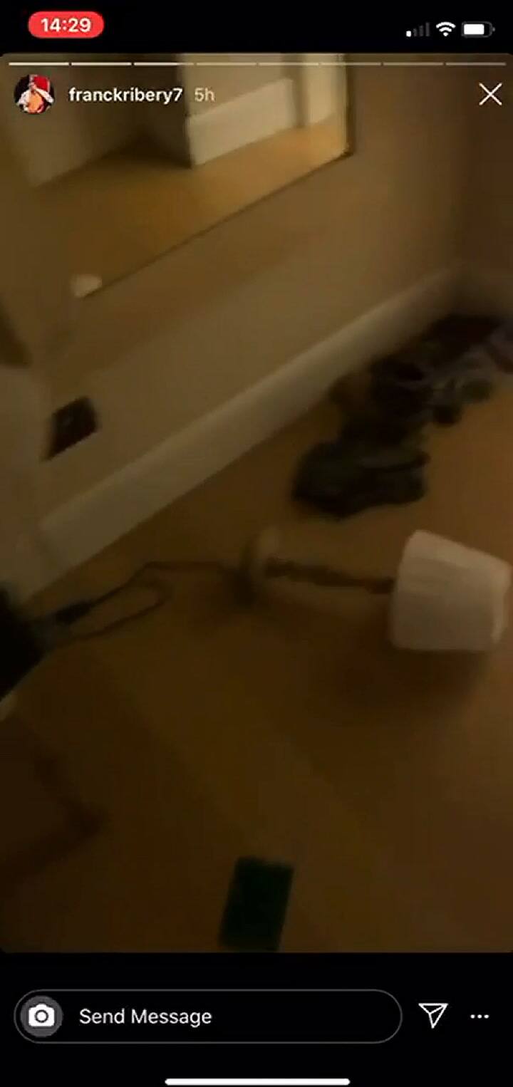 Franck Ribery sufrió un robo en su casa en Italia