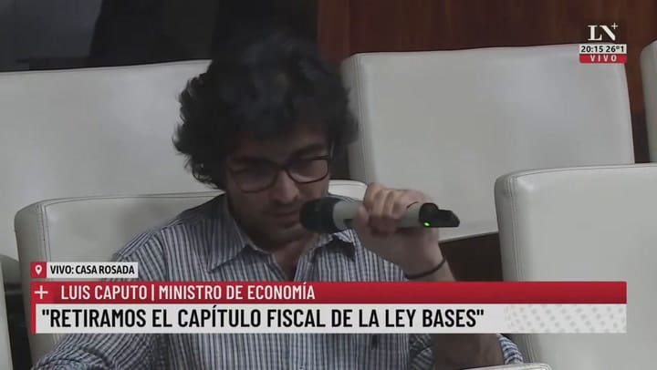 Luis Caputo Hay Enorme Consenso En Que El Paquete De Leyes Es Beneficioso Para El Pa´si2