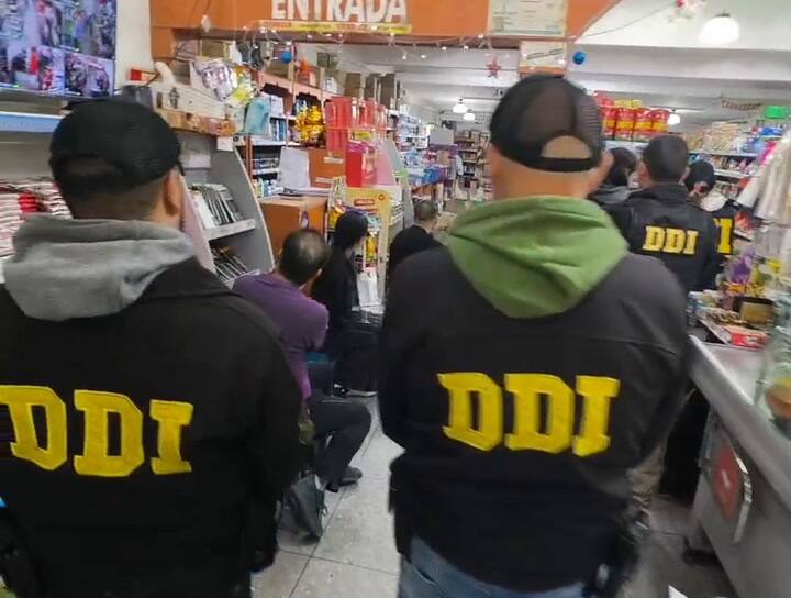 El operativo realizado en el comercio de los presuntos responsables