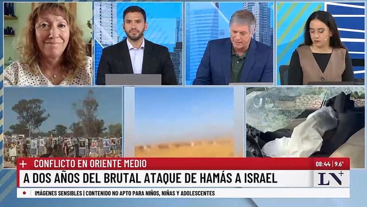 Janet Cwaigembaum, sobreviviente del ataque de Hamas en LN+