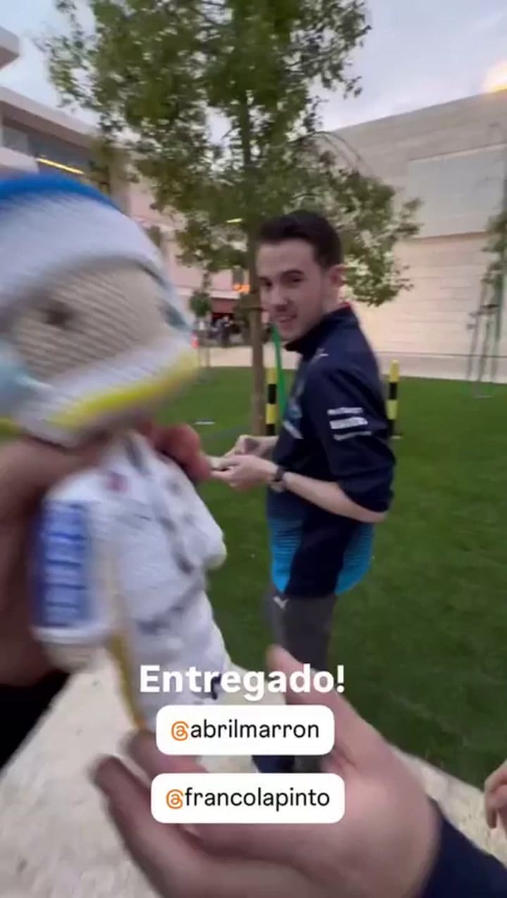 El tierno regalo que recibió Franco Colapinto en la previa del GP de Qatar