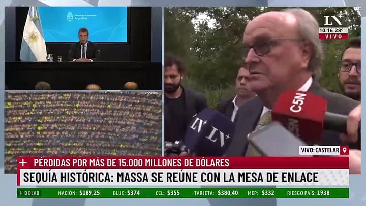 El cruce en vivo con el secretario de industria