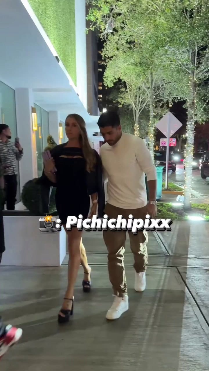 Leo Messi y Anto Roccuzzo en Miami