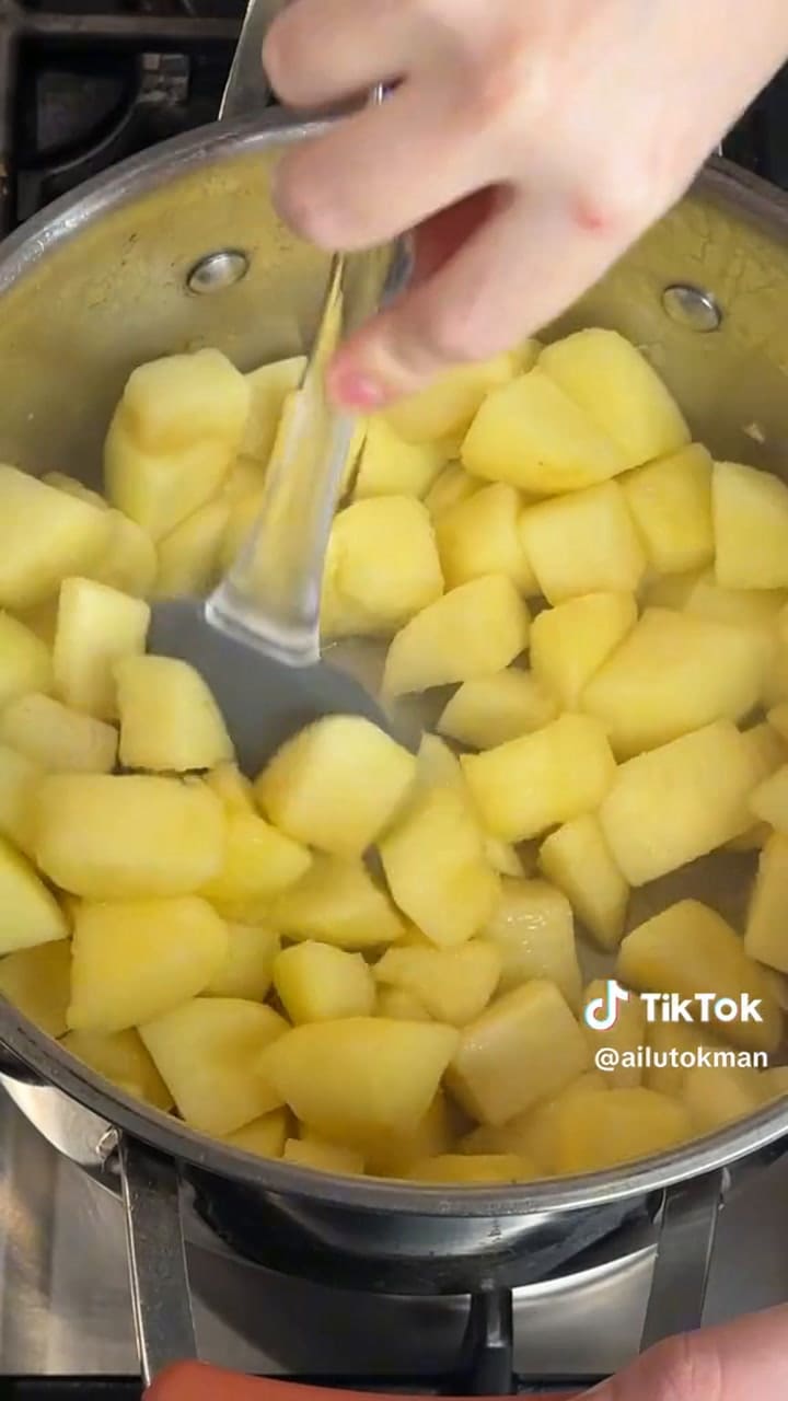 Torta de manzana con chocolate