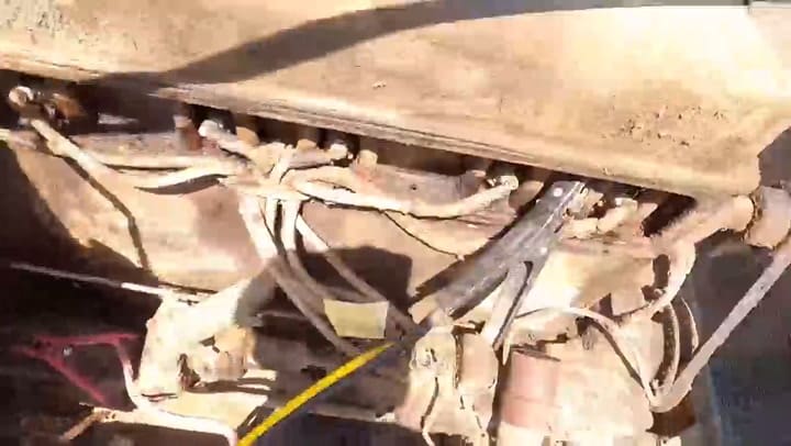 El auto estuvo 81 años abandonado y logró arrancar nuevamente