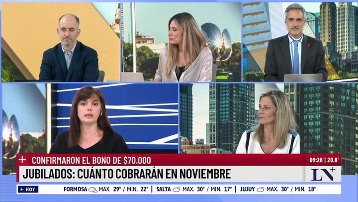 Cuánto cobran los jubilados en noviembre