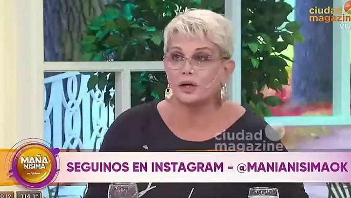“Carmen Barbieri se expresó sobre su estado de salud”