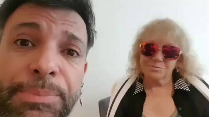 Martin Bossi y su mamá por Instagram