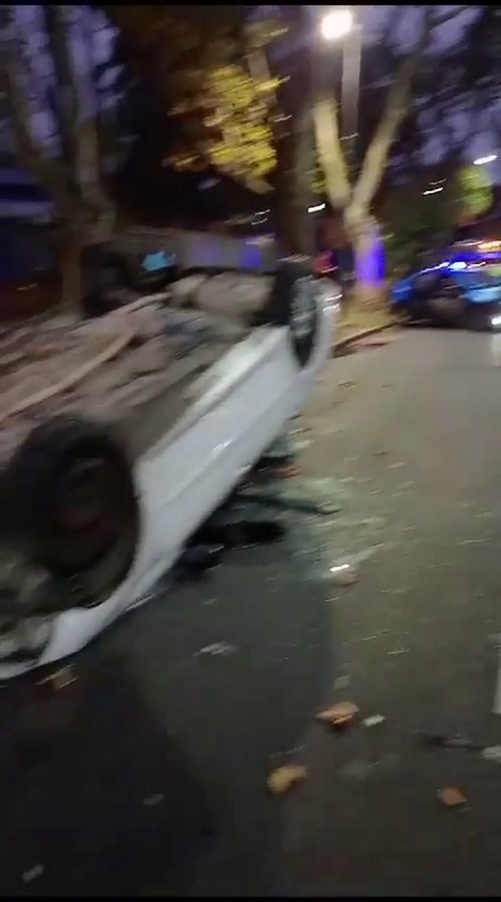 Choque en Figueroa Alcorta