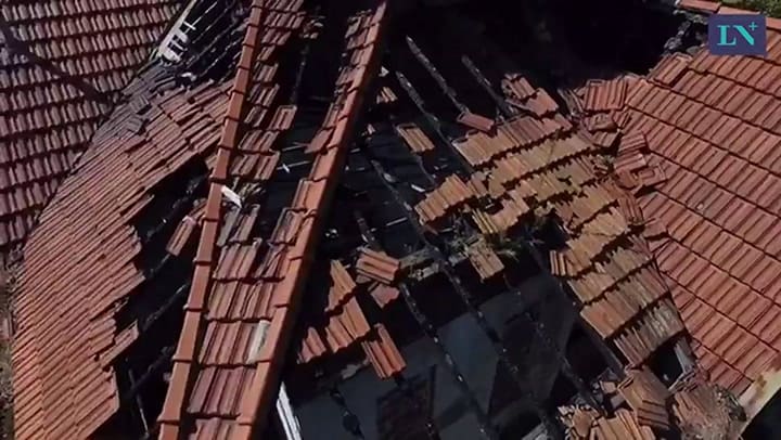 El Chalet El Tambito, visto desde el drone de LA NACION