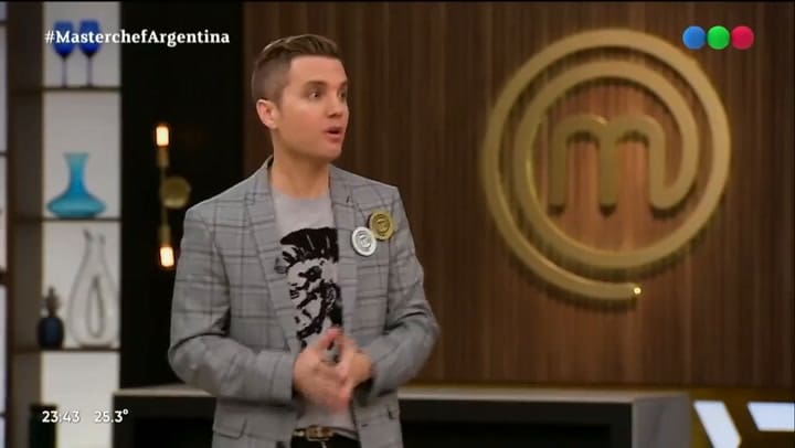 MasterChef Celebrity: la soberbia de Alex Caniggia molestó a Santiago del Moro - Fuente: Telefe