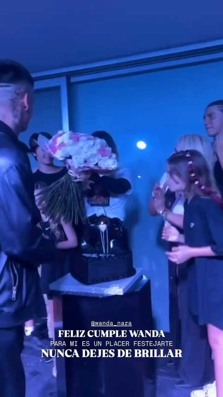 Así fue el festejo de cumpleaños de Wanda Nara