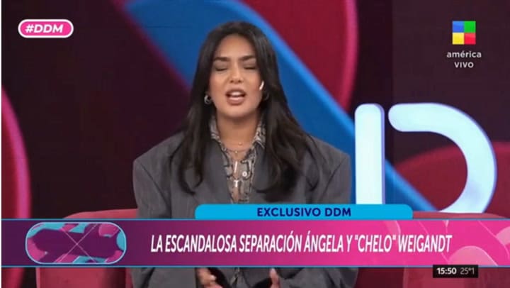 Ángela Leiva habló sobre el duro momento que vivió tras separarse de su ex