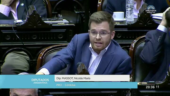 El pedido de Massot a Marcos Peña - Fuente: HCDN