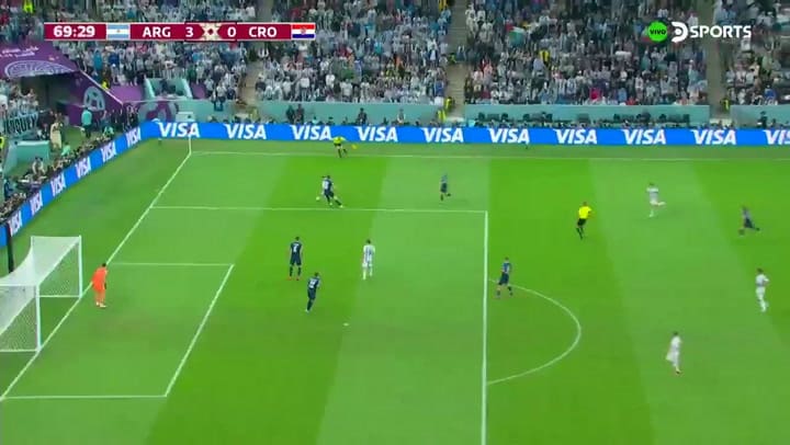 Asistencia de Messi