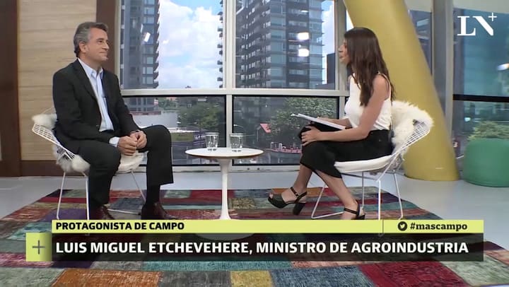 Entrevista a José Luis Etchevehere en LN+ Campo