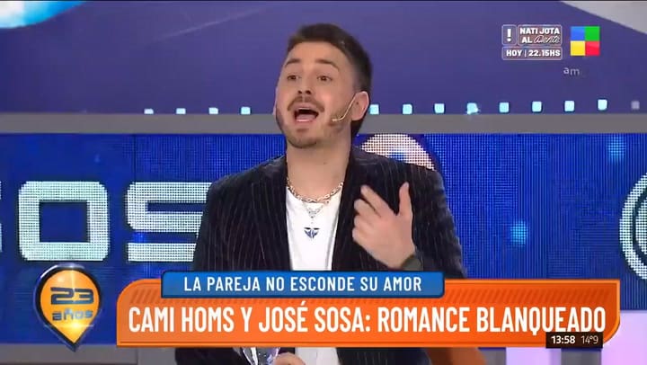 Camila Homs habló sobre su relación con José Sosa