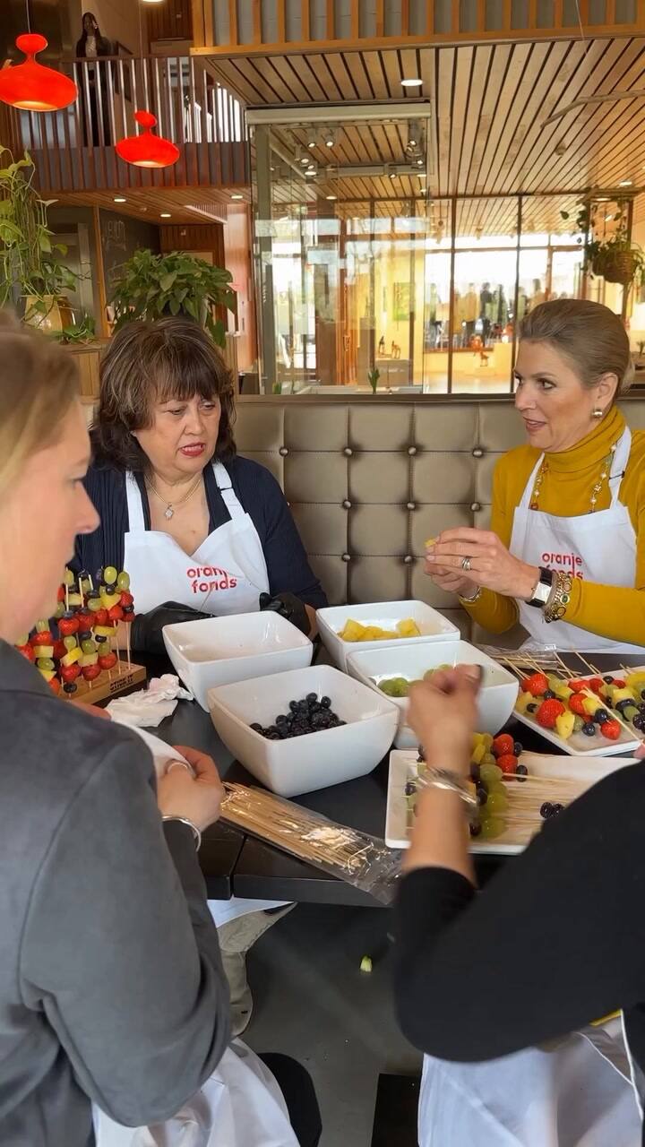 Máxima Zorreguieta y el rey Guillermo de Orange colaboraron en una acción solidaria