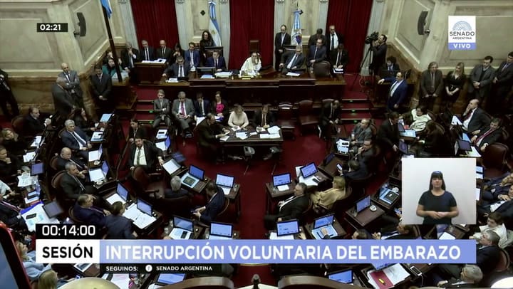Aborto: la exposición de Luis Naidenoff a favor de la ley - Fuente: YouTube