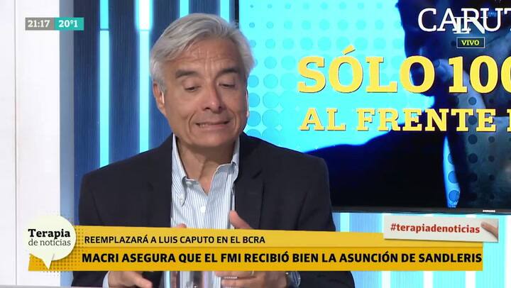 Fidanza: 'En los hechos, la política económica de aquí en adelante viene del FMI'