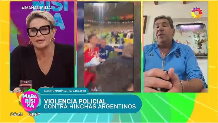 Beto Martinez, el papa del Dibu, hablo sobre los disturbios en Brasil