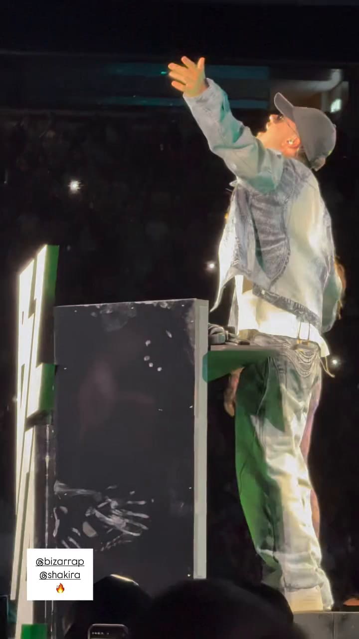 Antonela Roccuzzo estuvo muy cerca de Shakira y Bizarrap, que llegó de sorpresa