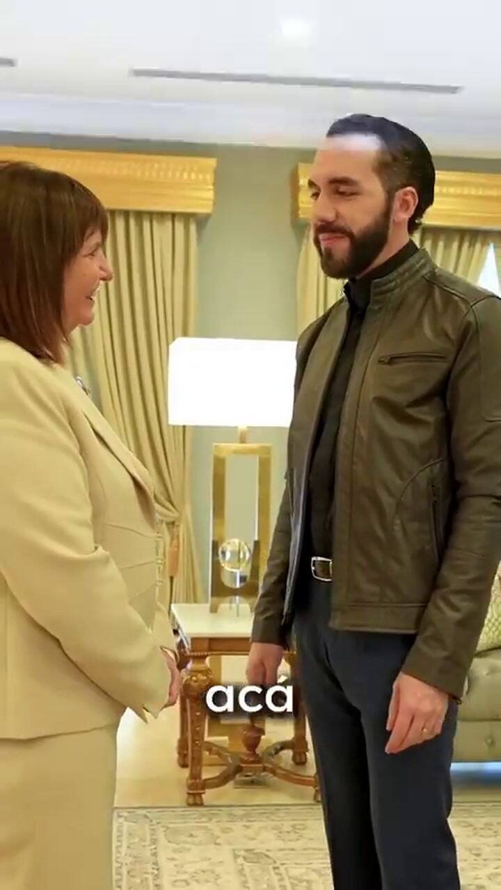 Bukele reunido con Bullrich, sobre Buenos Aires