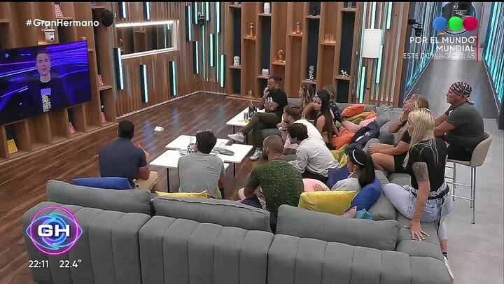 Gran hermano comunica la nominación de Walter Santiago y el participante le pide disculpas a Coti