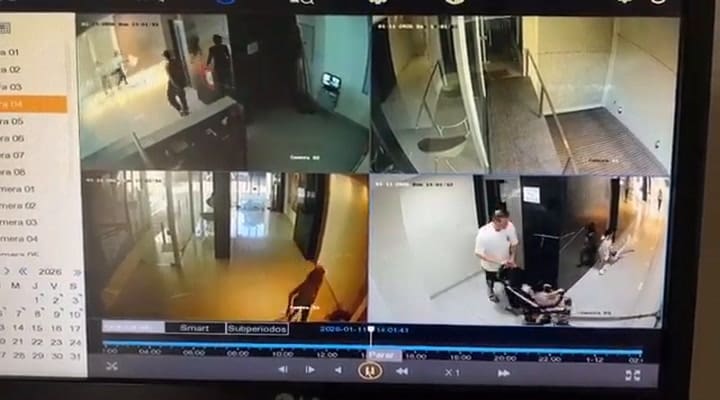 Tucumán: un hombre golpeó a un perro que se acercó a su hija mientras caminaba por la hall de un edificio
