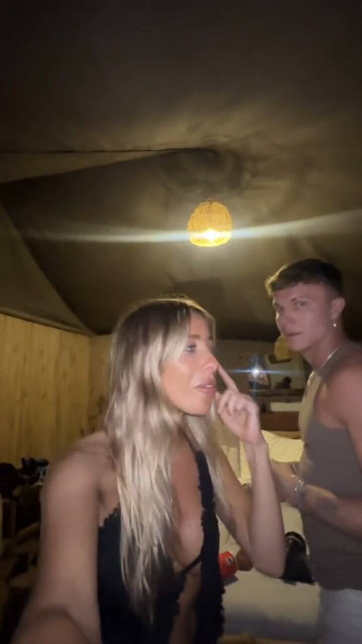 La influencer argentina que viajó a Tanzania y la despertó un león en medio de la noche: "Casi no la hacemos"