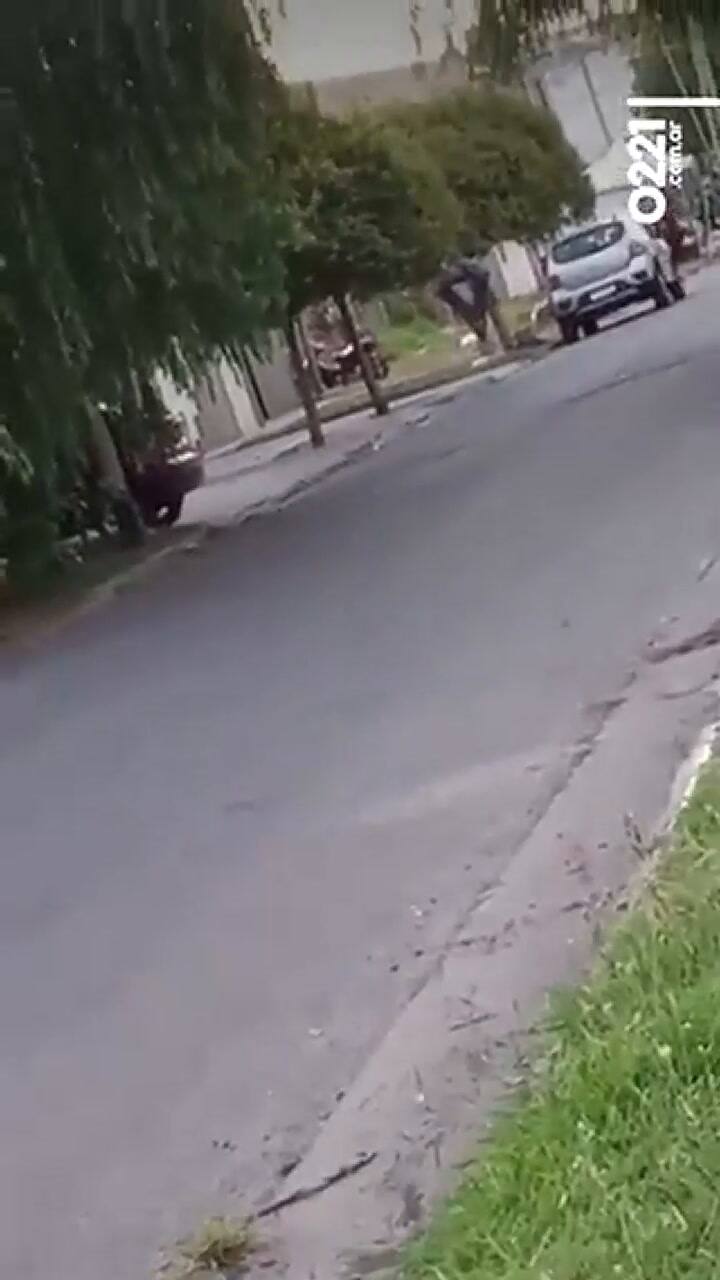 Un velatorio en plena calle platense