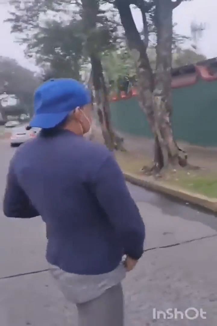 Grabó a un acosador