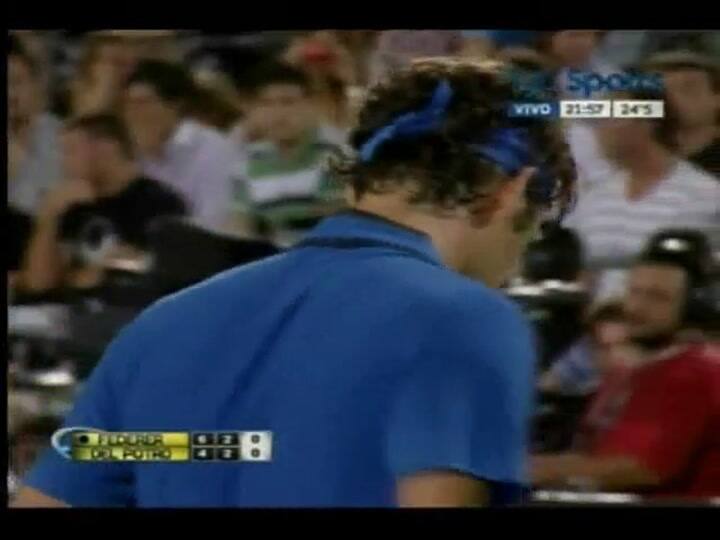 Gran punto de Federer (TyC Sports)