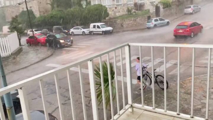 Tormenta en Mar del Plata