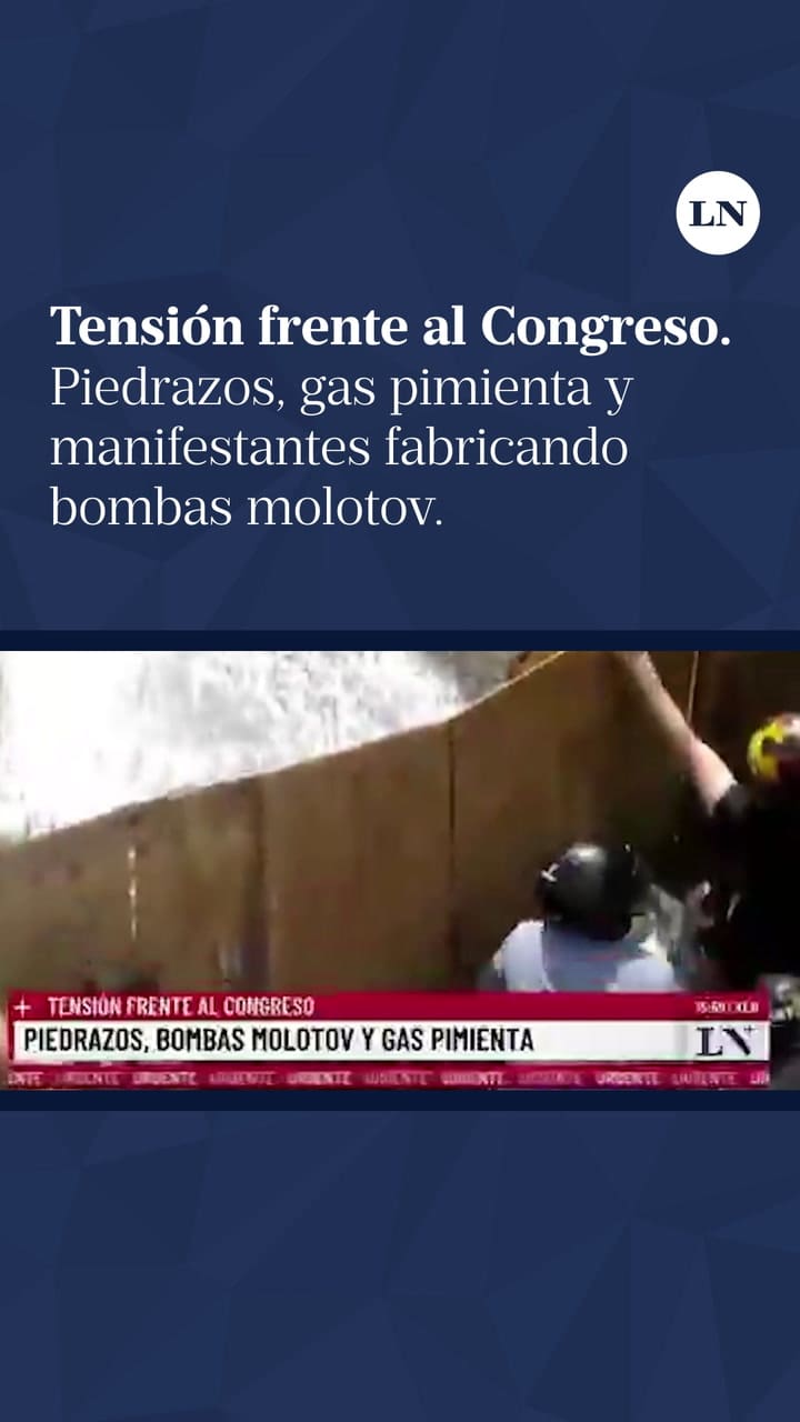 BOMBA MOLOTOV CONGRESO